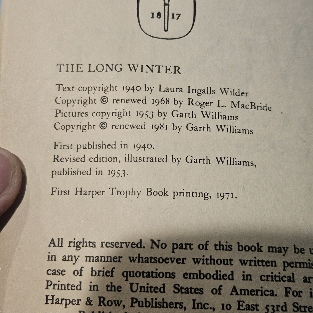 Laura Ingalls Wilder Little House Books Lot of 7 Harper Trophy 1971 Editions - Picture 8 of 16